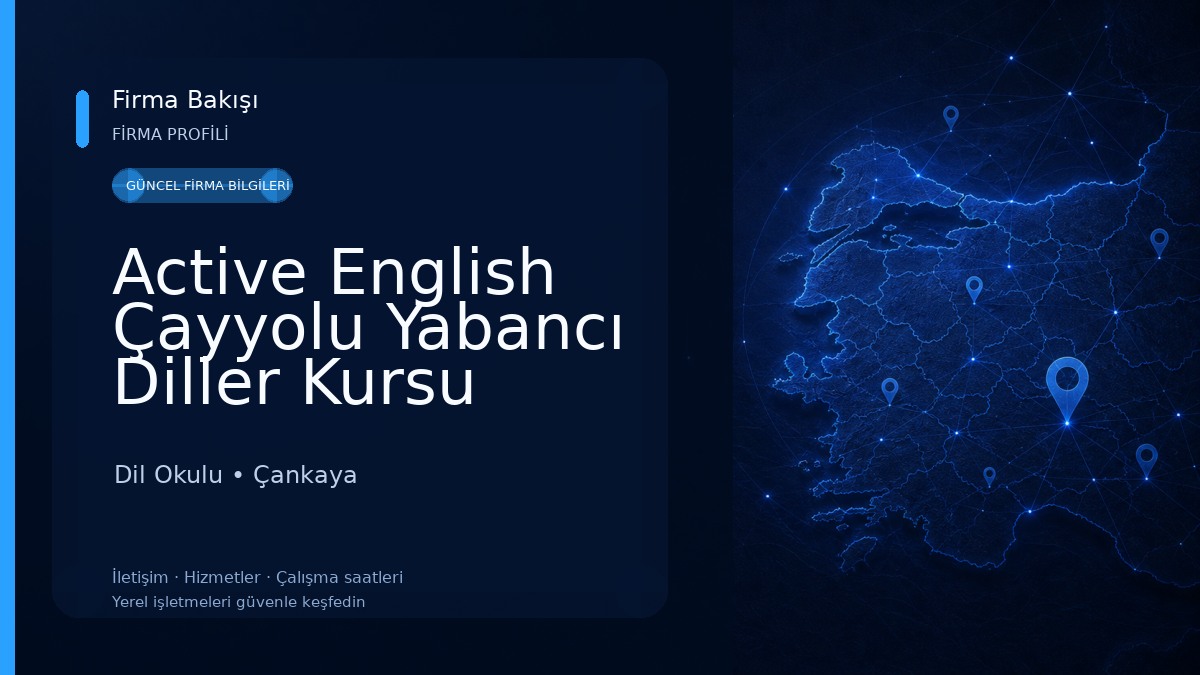 Active English Çayyolu Yabancı Diller Kursu