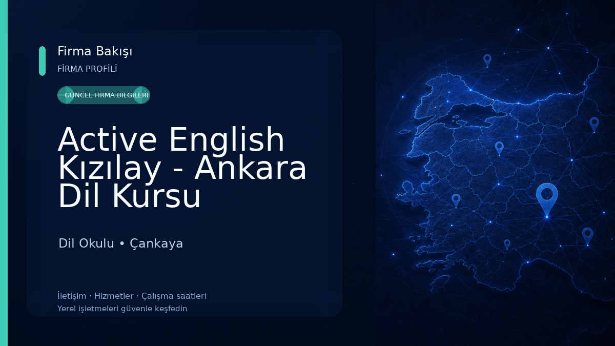 Active English Kızılay - Ankara Dil Kursu