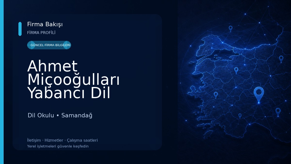 Ahmet Miçooğulları Yabancı Dil Kursu Dil Okulu