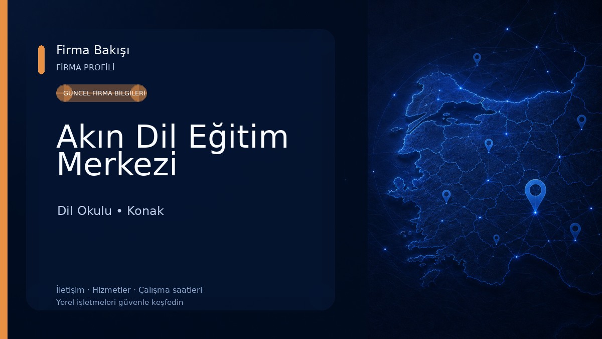 Akın Dil Eğitim Merkezi Dil Okulu