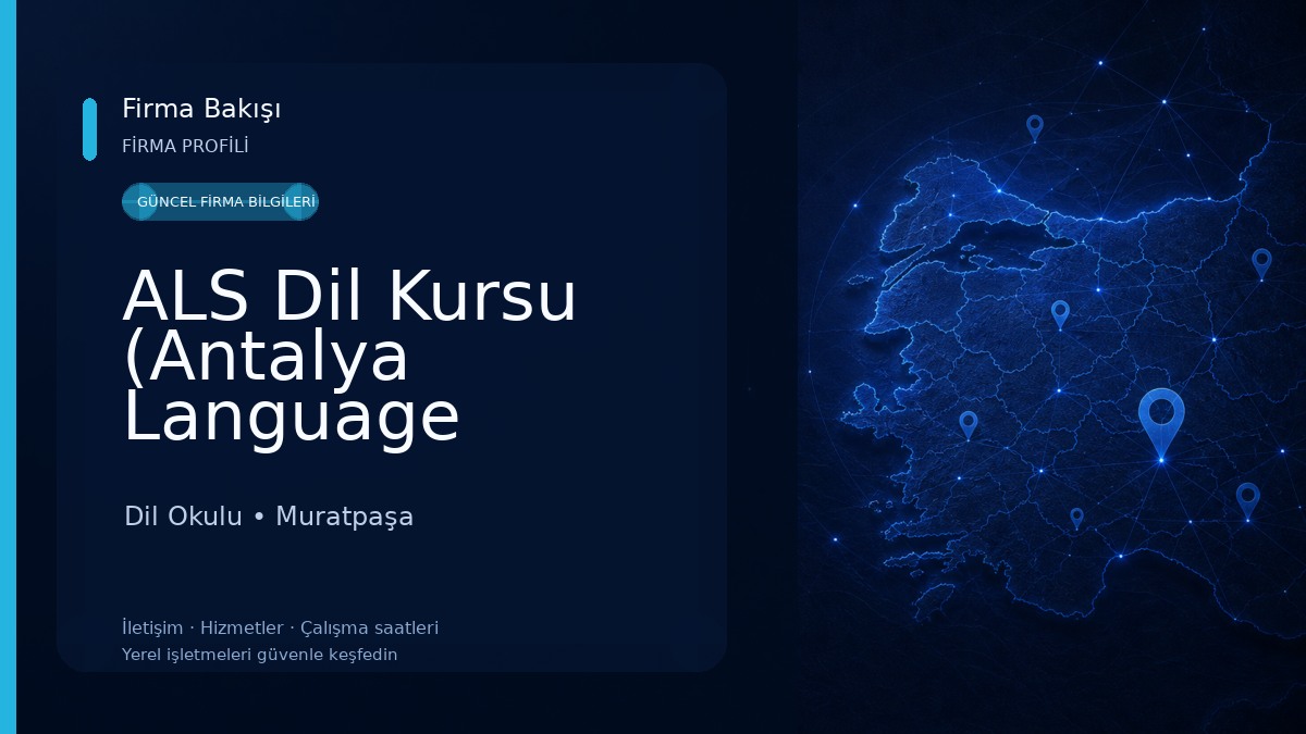 ALS Dil Kursu (Antalya Language School) Dil Okulu