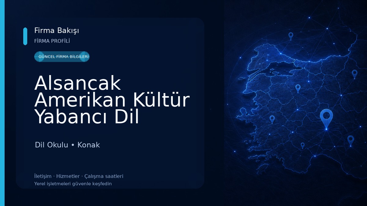 Alsancak Amerikan Kültür Yabancı Dil Kursu Dil Okulu