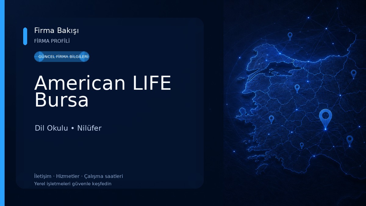 American LIFE Bursa Dil Okulu