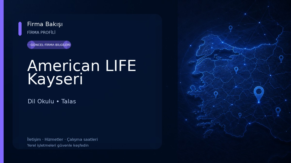 American LIFE Kayseri Dil Okulu