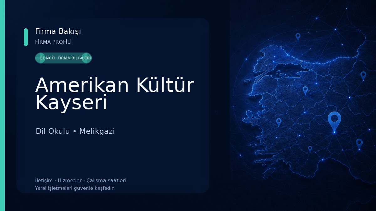 Amerikan Kültür Kayseri Dil Okulu
