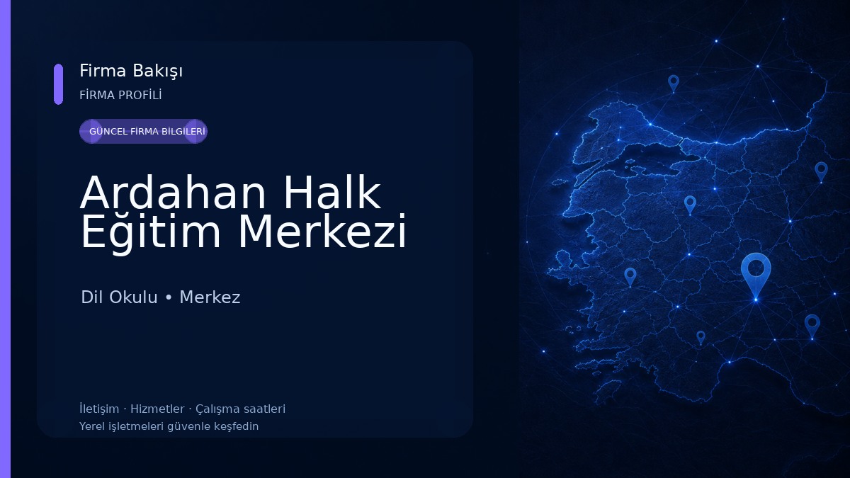 Ardahan Halk Eğitim Merkezi 