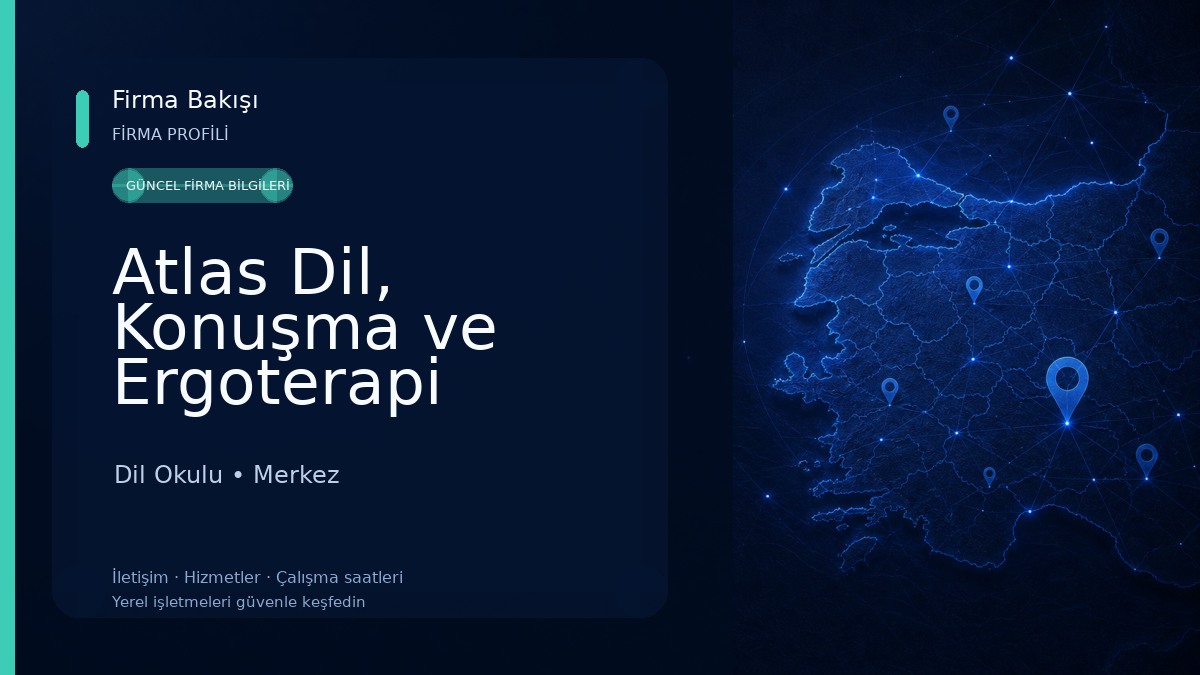 Atlas Dil, Konuşma ve Ergoterapi Merkezi Dil Okulu