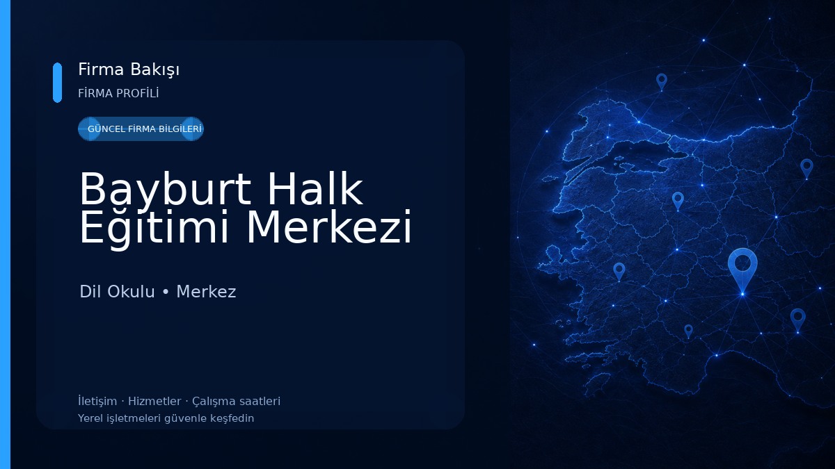 Bayburt Halk Eğitimi Merkezi Dil Okulu