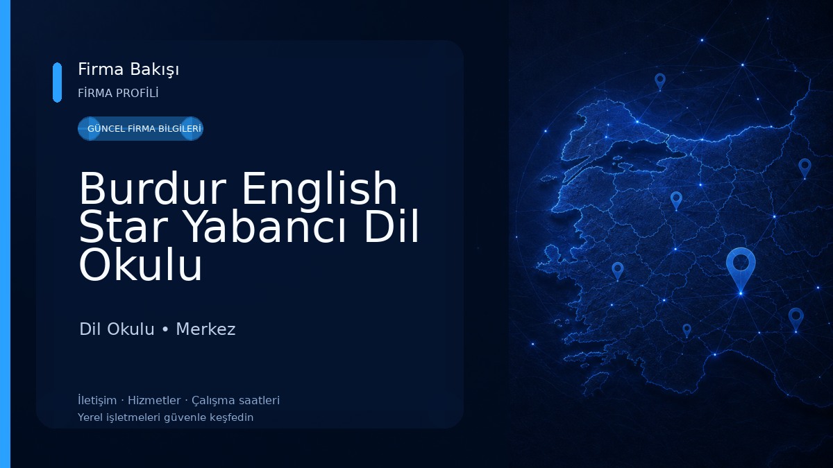 Burdur English Star Yabancı Dil Okulu Dil Okulu