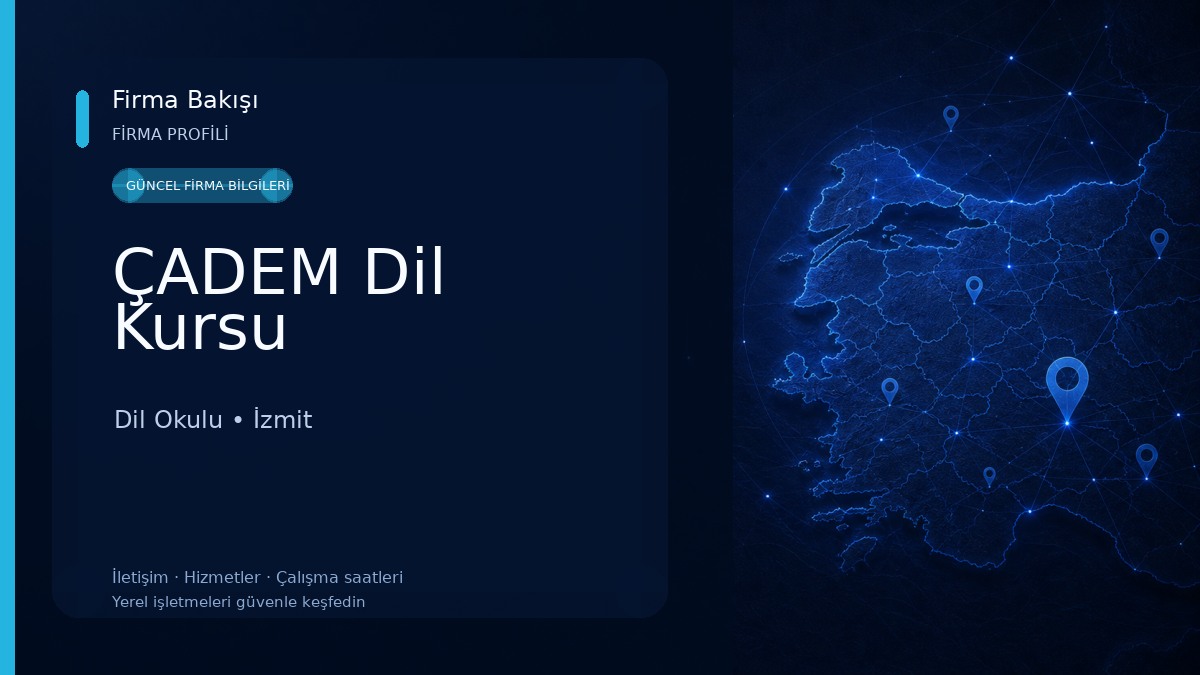 ÇADEM Dil Kursu Dil Okulu