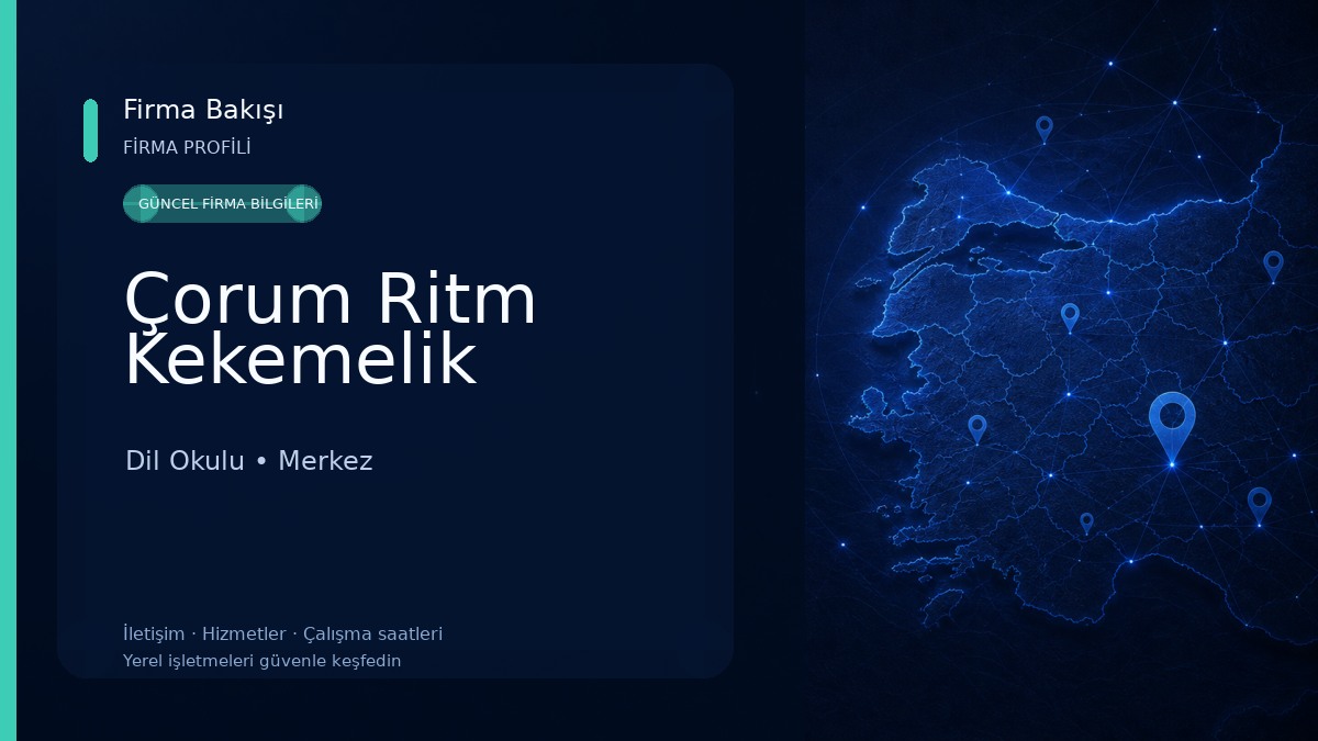Çorum Ritm Kekemelik Dil Okulu