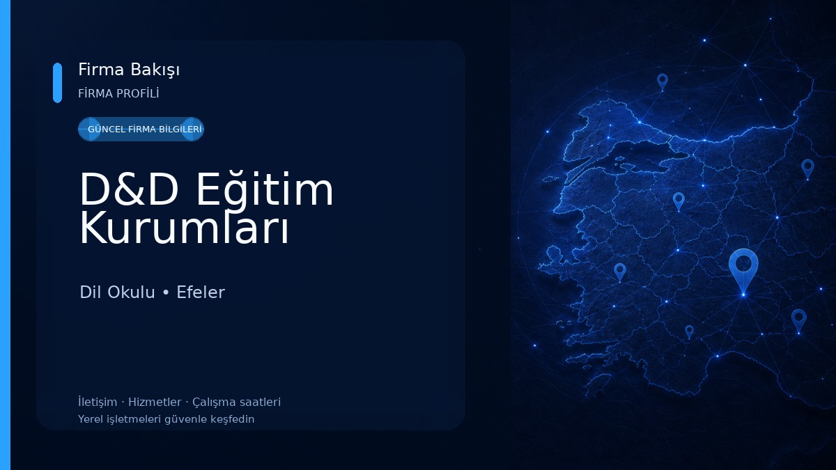 D&D Eğitim Kurumları Dil Okulu