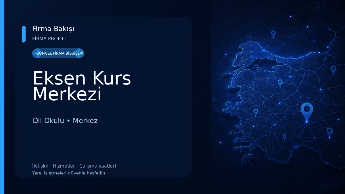 Eksen Kurs Merkezi Dil Okulu