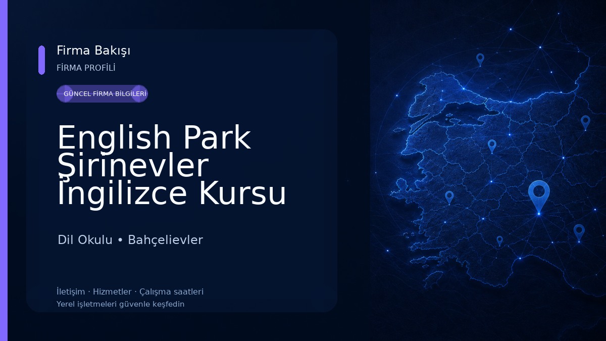 English Park Şirinevler İngilizce Kursu Almanca Kursu Dil Okulu