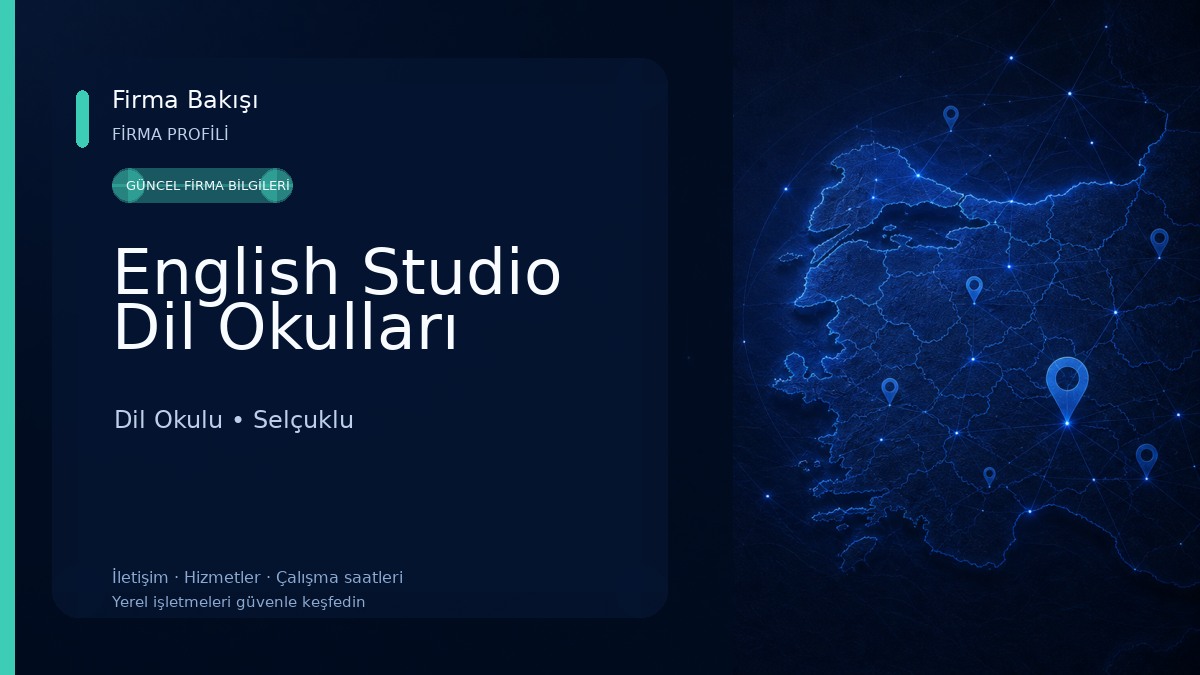 English Studio Dil Okulları Dil Okulu