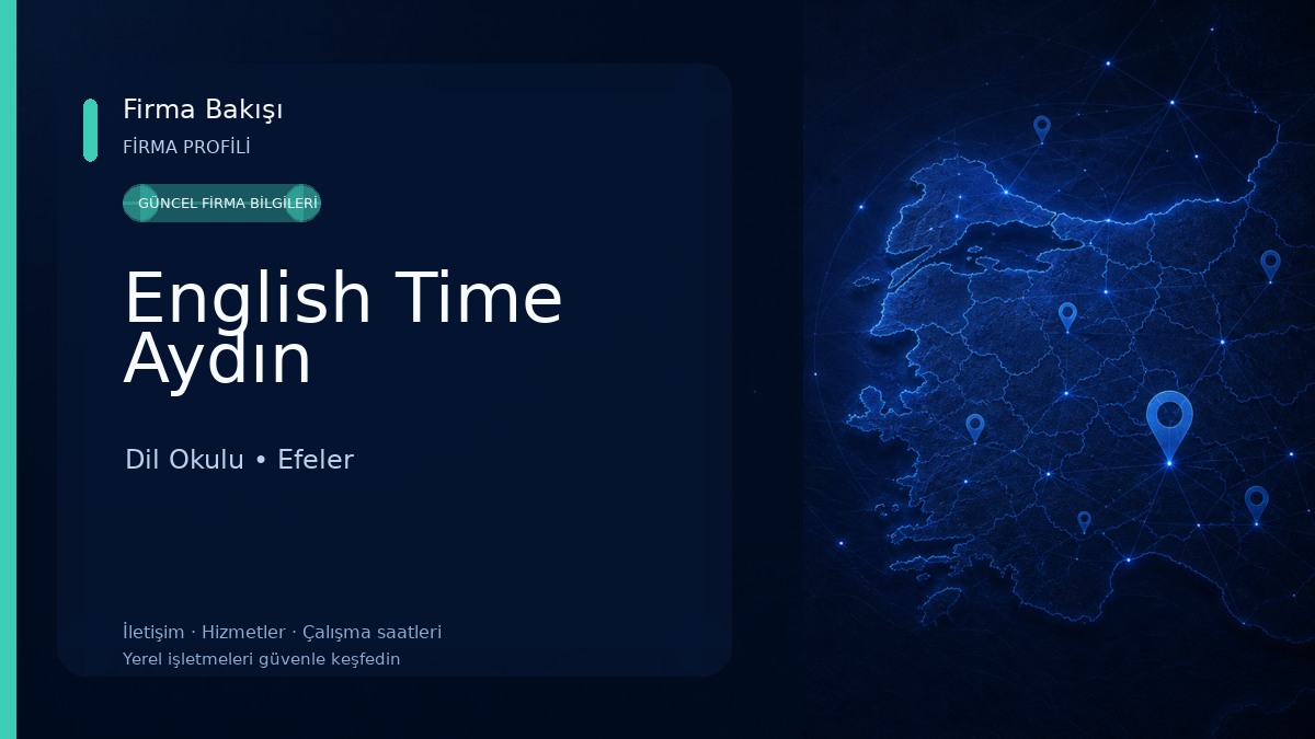 English Time Aydın Dil Okulu