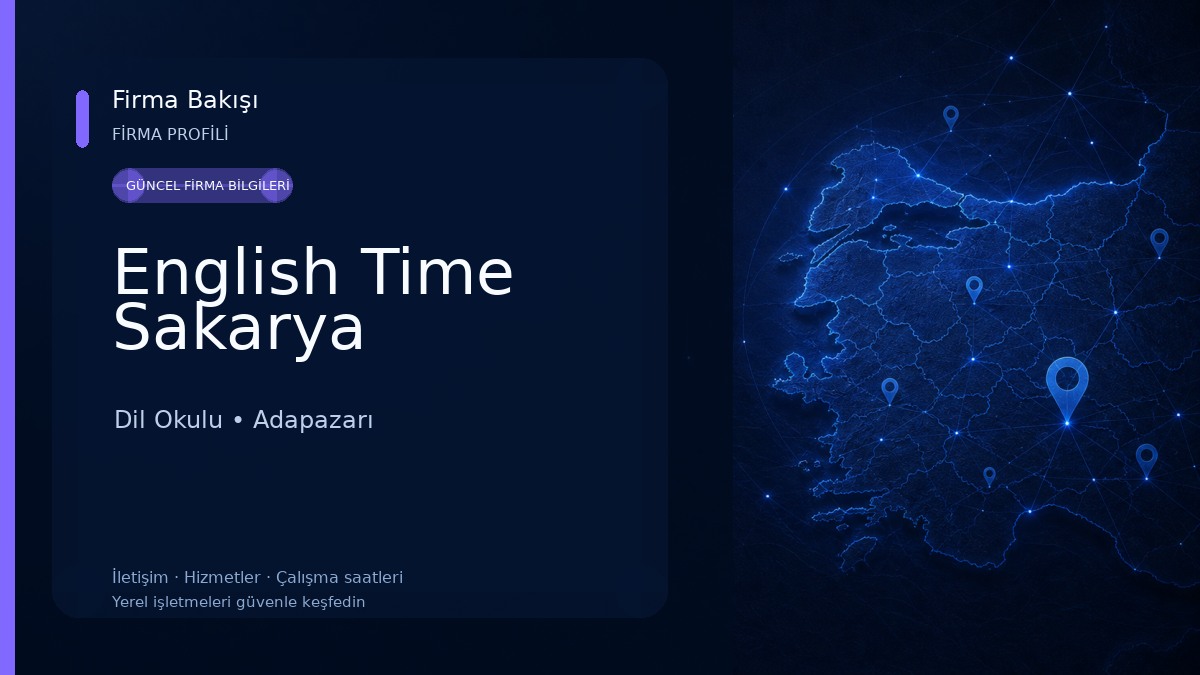 English Time Sakarya 
