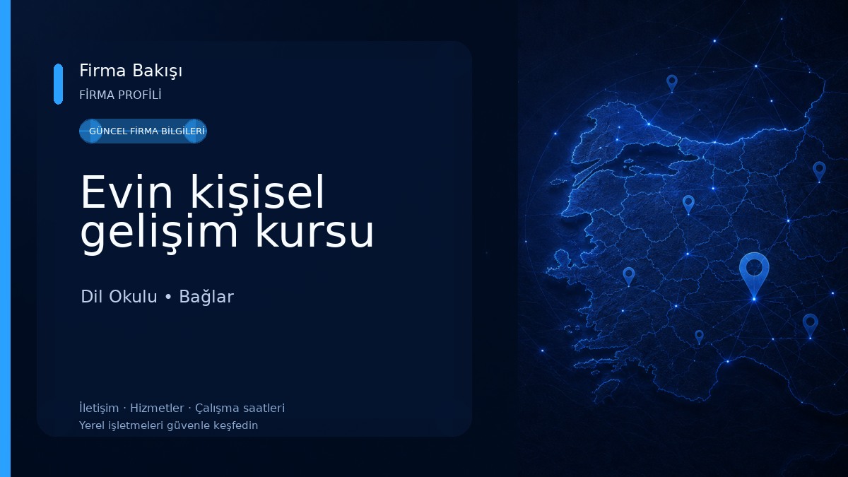 Evin kişisel gelişim kursu Dil Okulu