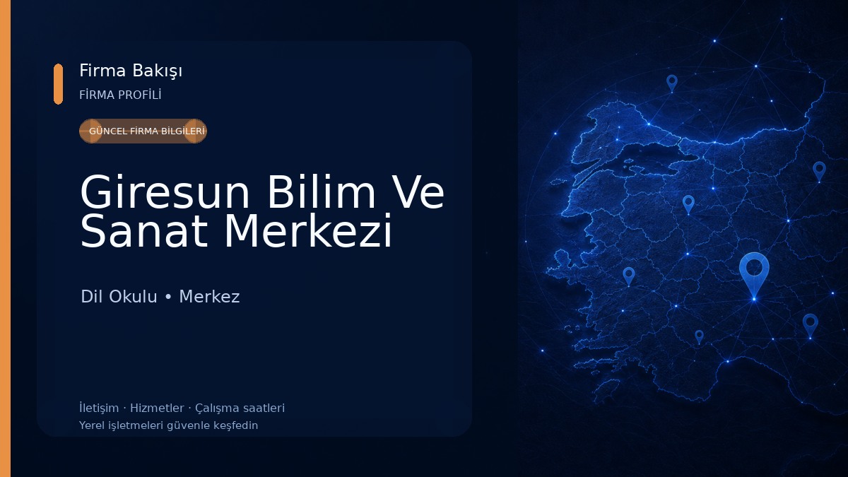 Giresun Bilim Ve Sanat Merkezi Dil Okulu