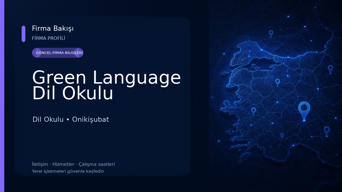 Green Language Dil Okulu Dil Okulu