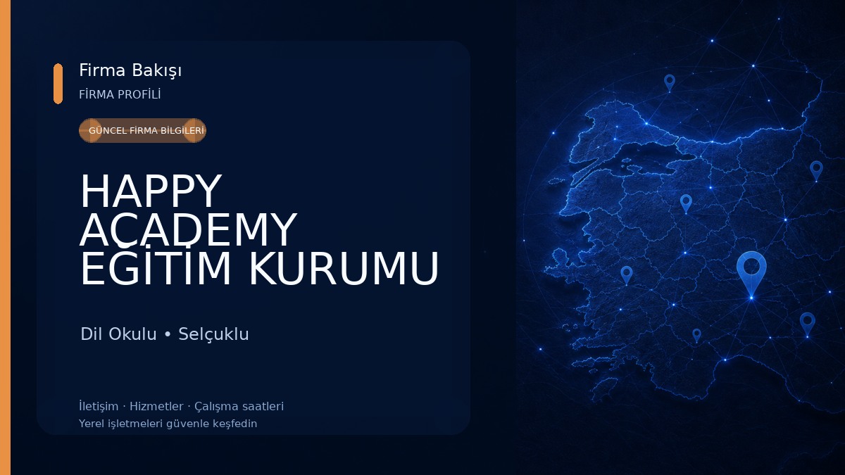 HAPPY ACADEMY EĞİTİM KURUMU 