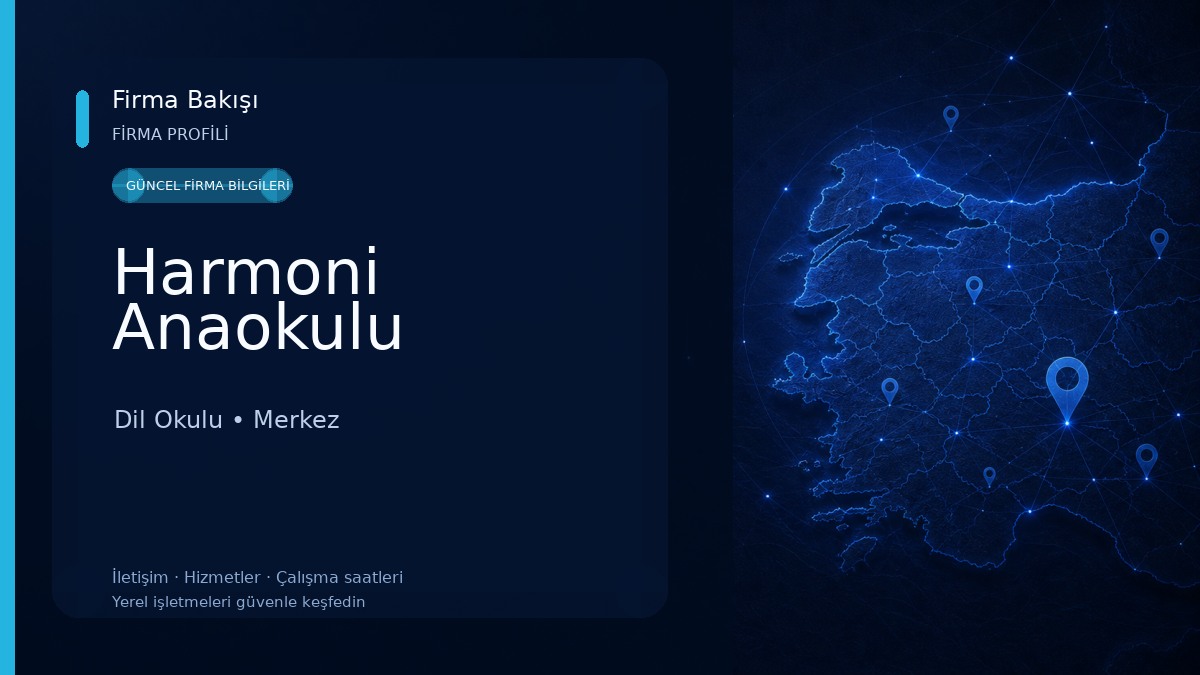 Harmoni Anaokulu Dil Okulu