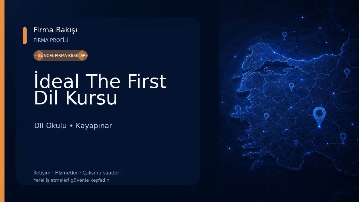 İdeal The First Dil Kursu