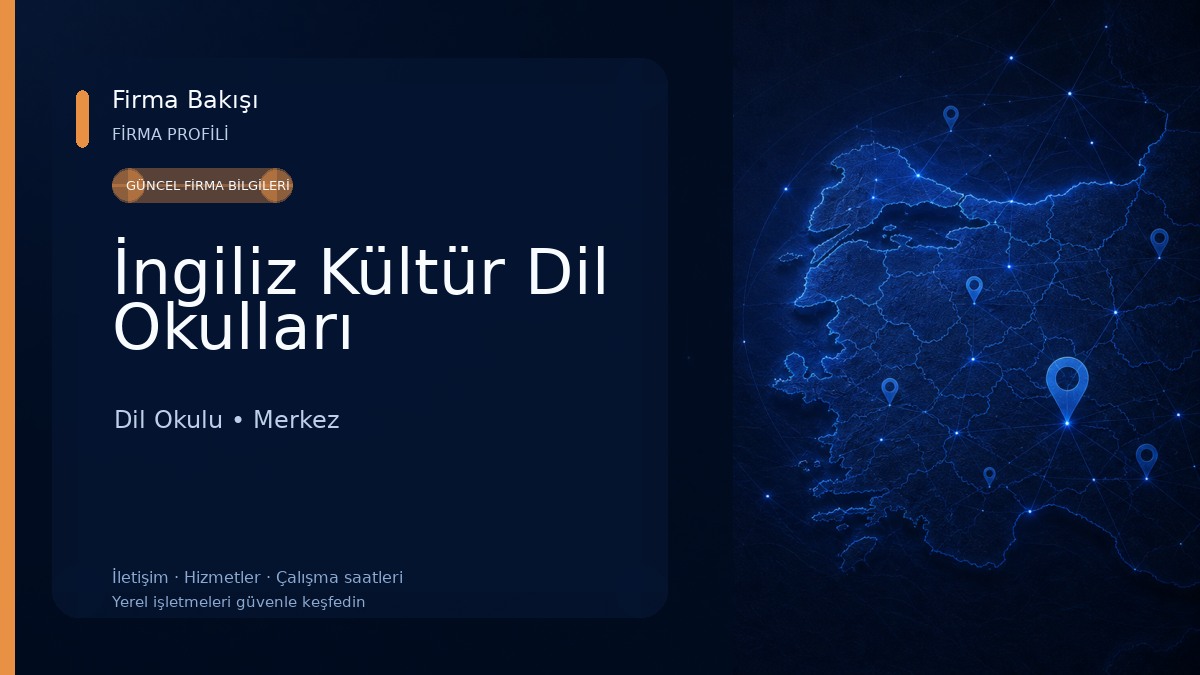 İngiliz Kültür Dil Okulları
