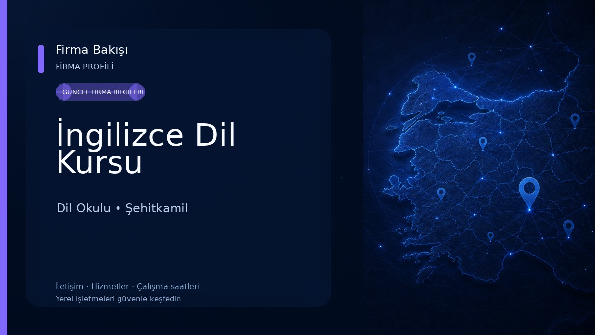 İngilizce Dil Kursu 