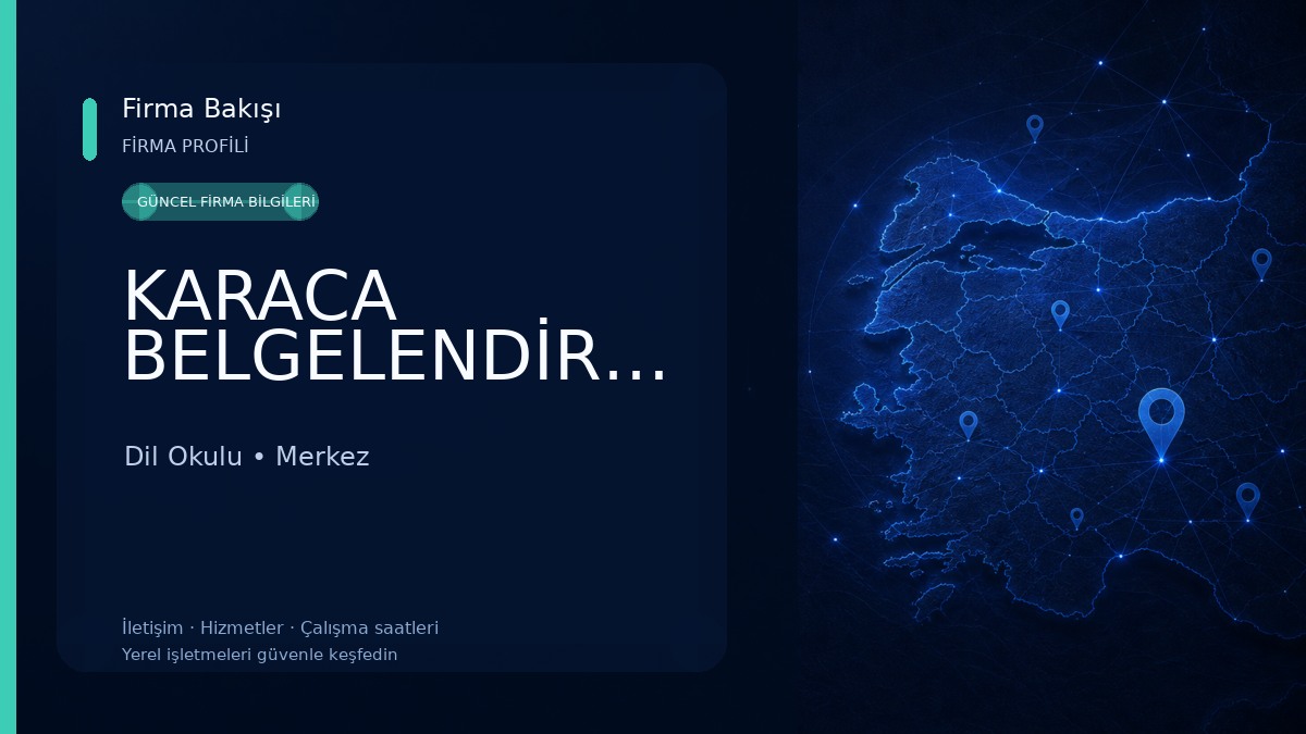 KARACA BELGELENDİRME Dil Okulu