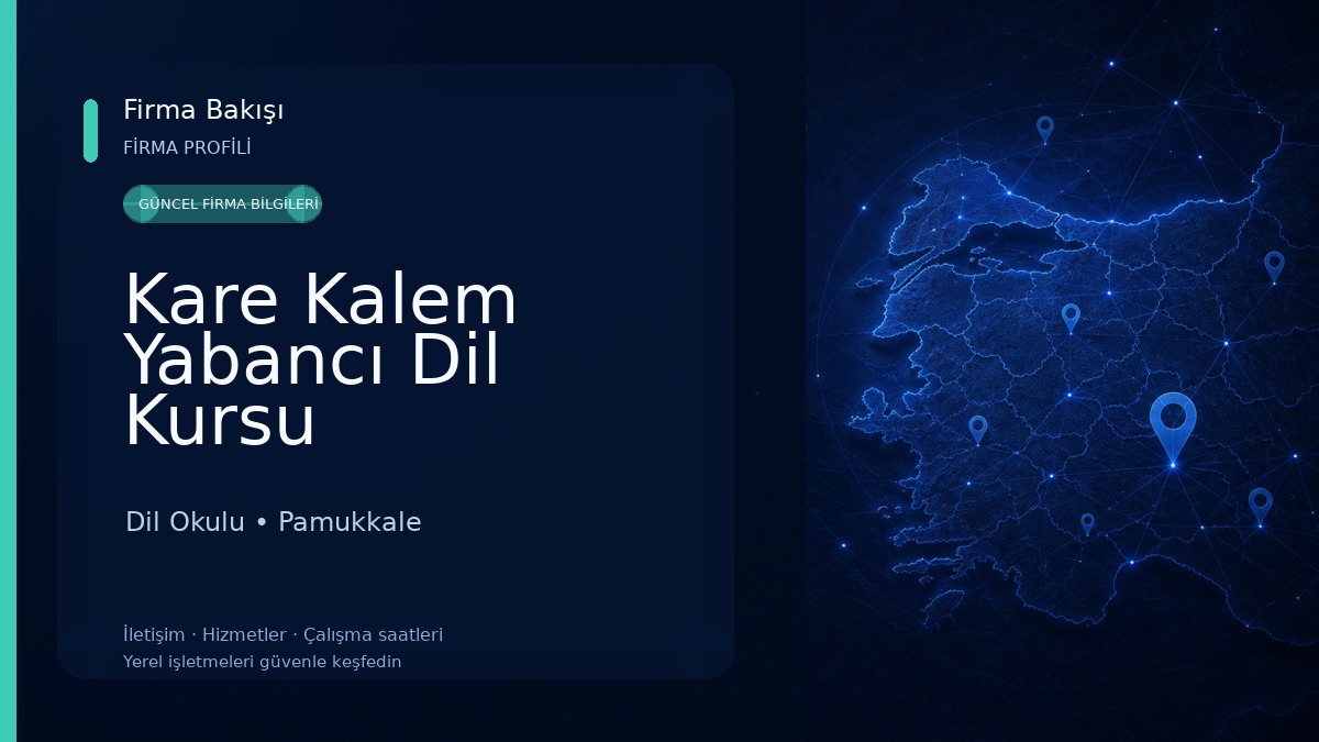 Kare Kalem Yabancı Dil Kursu