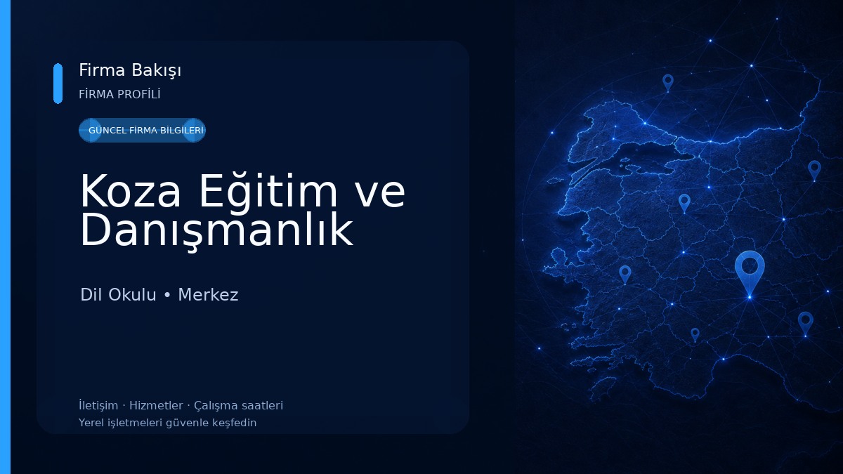 Koza Eğitim ve Danışmanlık Dil Okulu