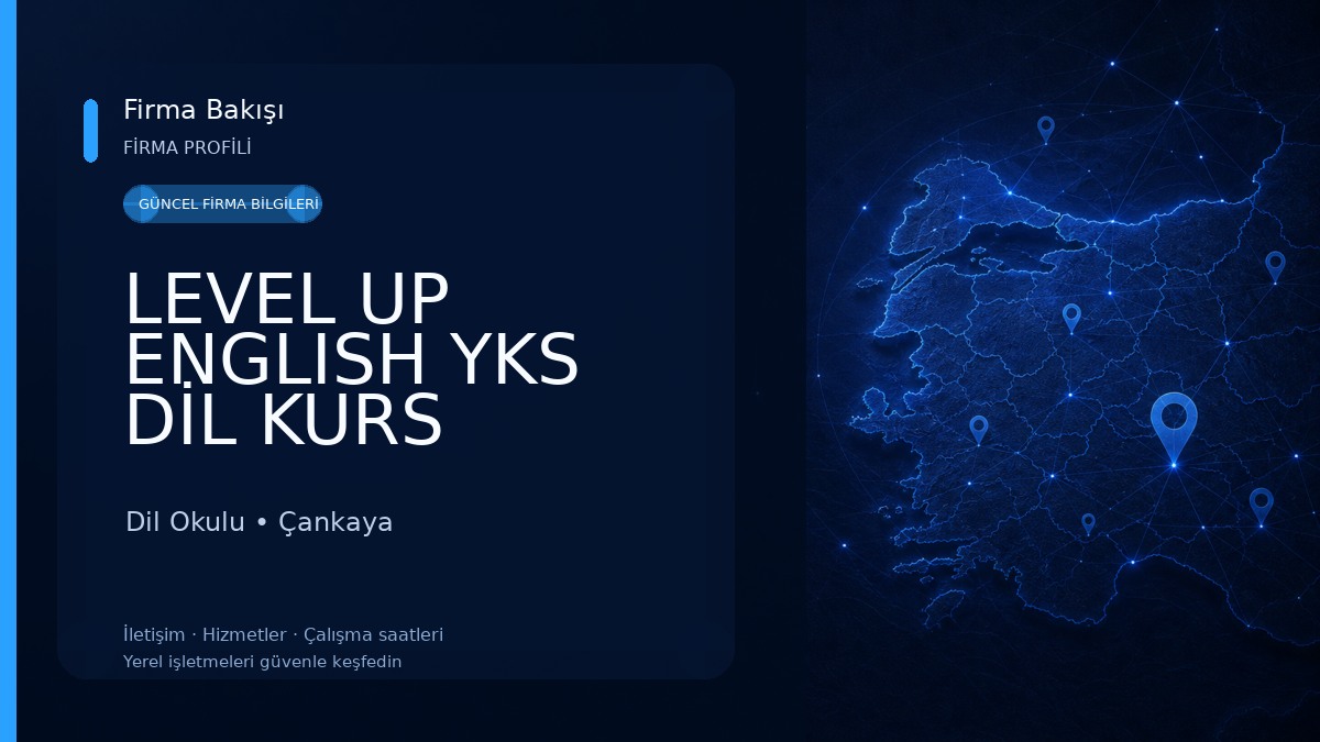 LEVEL UP ENGLISH YKS DİL KURS MERKEZİ Dil Okulu