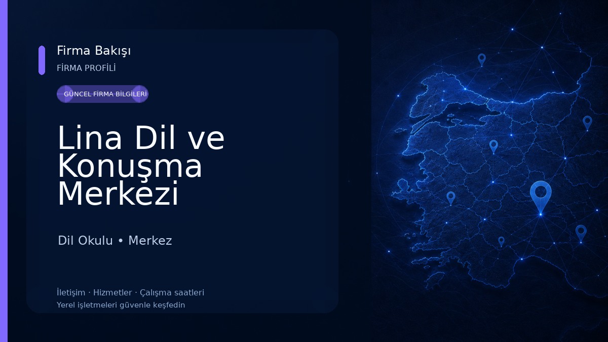 Lina Dil ve Konuşma Merkezi Dil Okulu