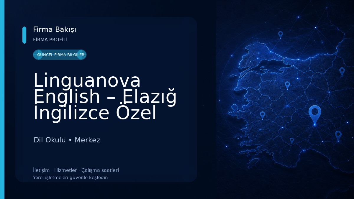 Linguanova English – Elazığ İngilizce Özel Ders Dil Okulu