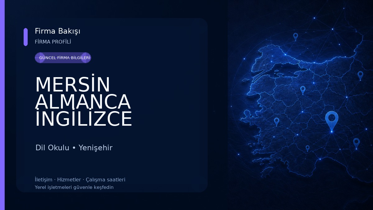 MERSİN ALMANCA İNGİLİZCE Dil Okulu