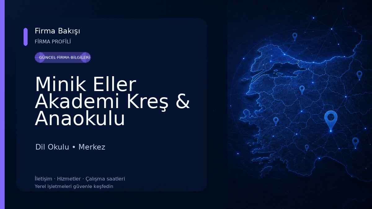 Minik Eller Akademi Kreş & Anaokulu Dil Okulu