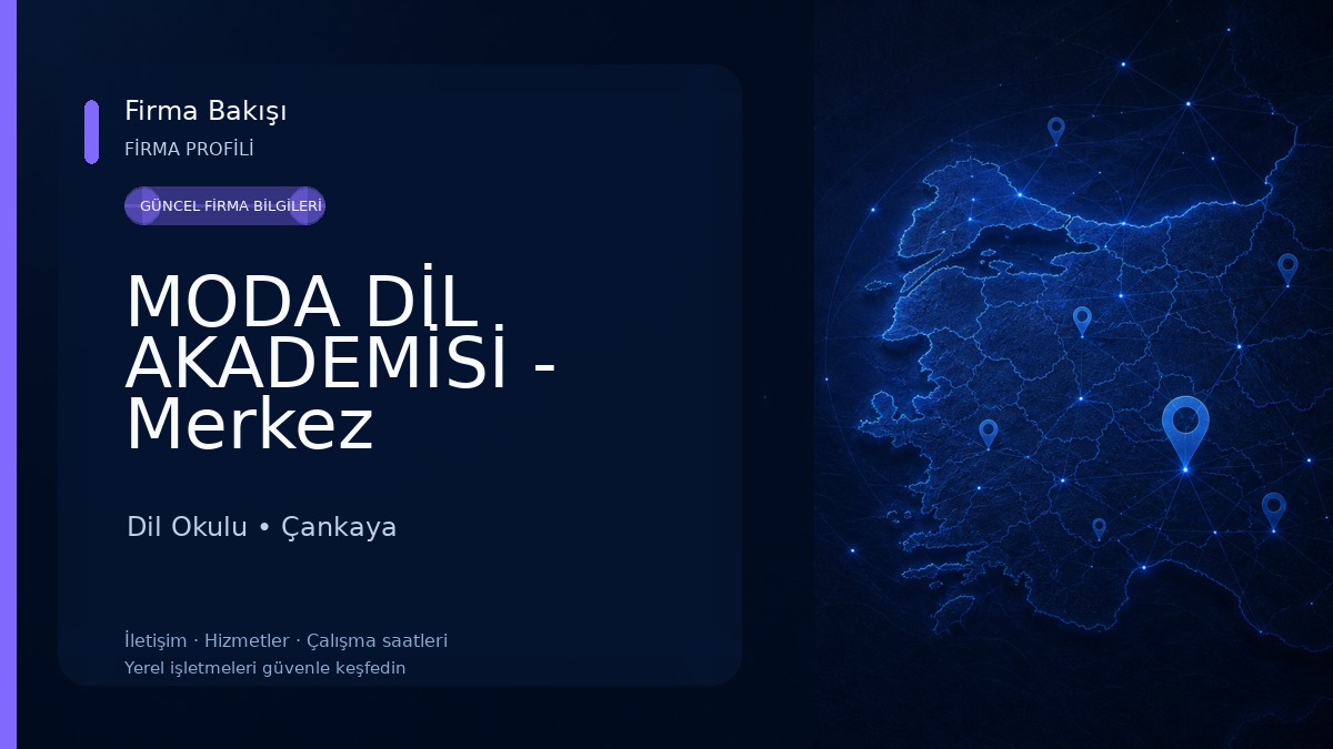 MODA DİL AKADEMİSİ - Merkez