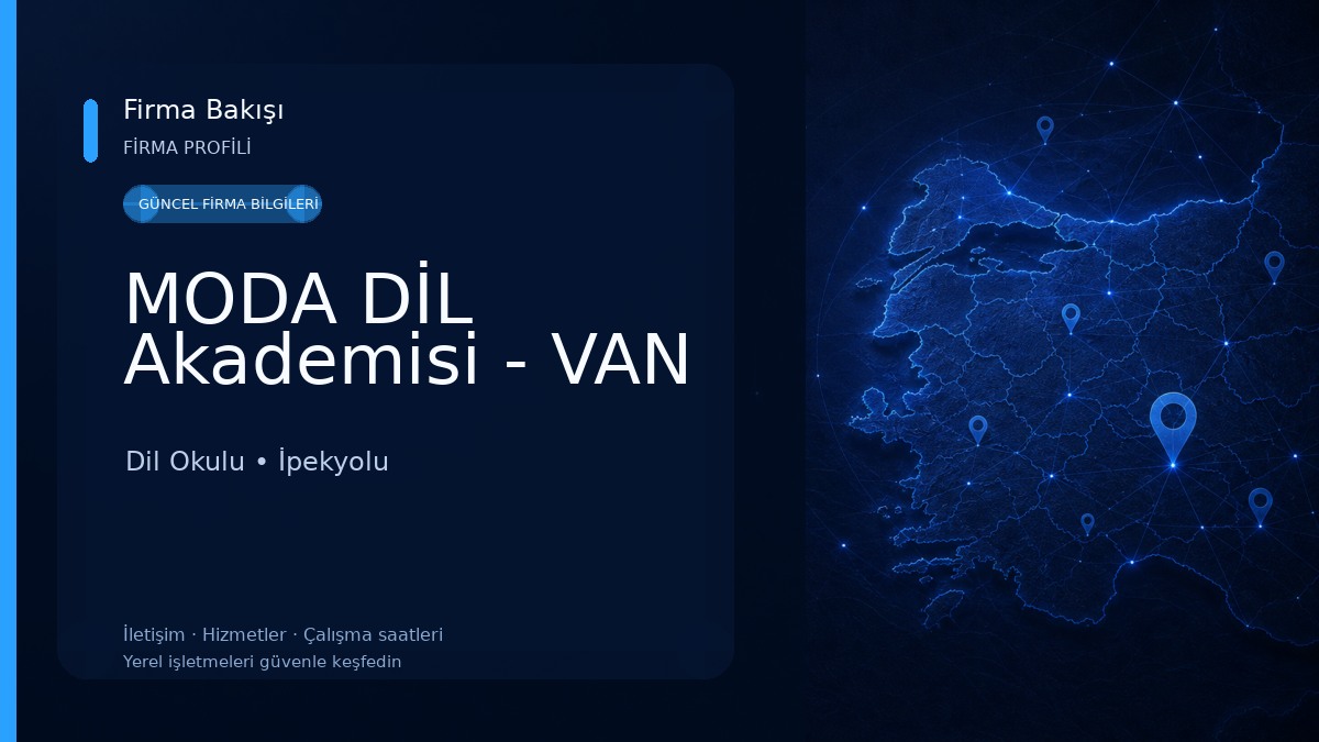 MODA DİL Akademisi - VAN Dil Okulu