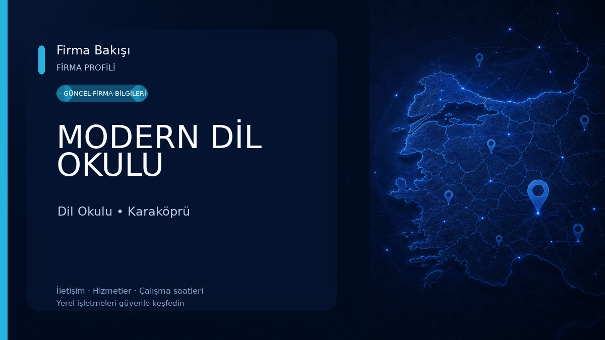 MODERN DİL OKULU Dil Okulu