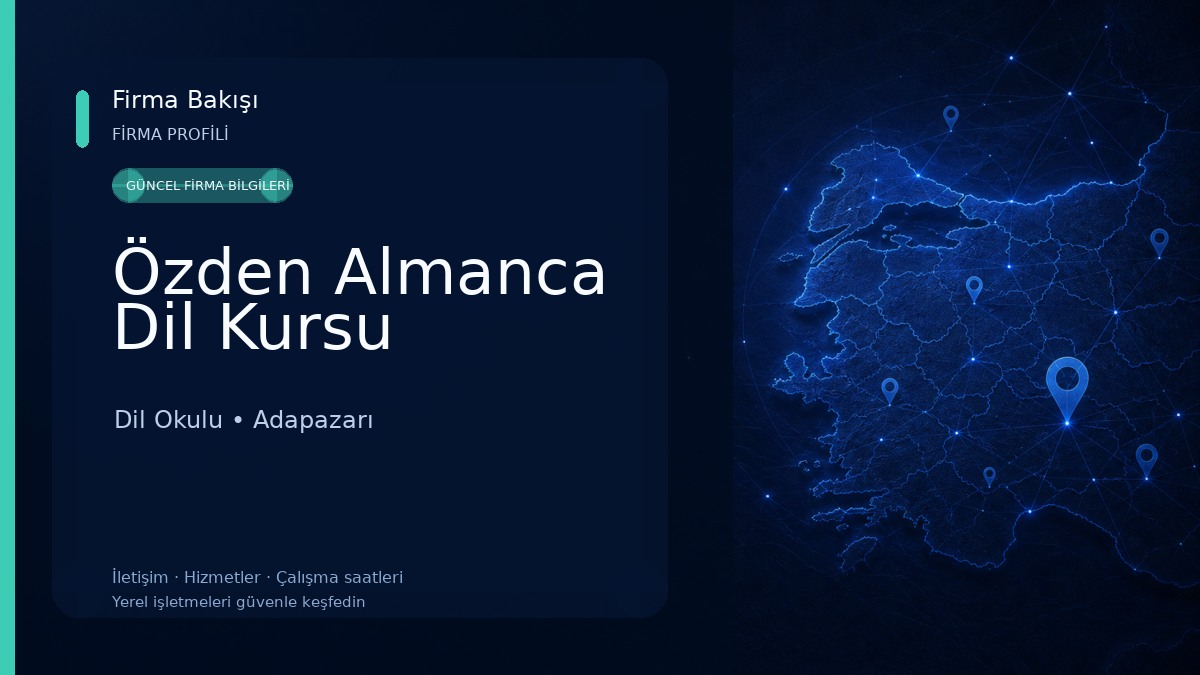 Özden Almanca Dil Kursu 