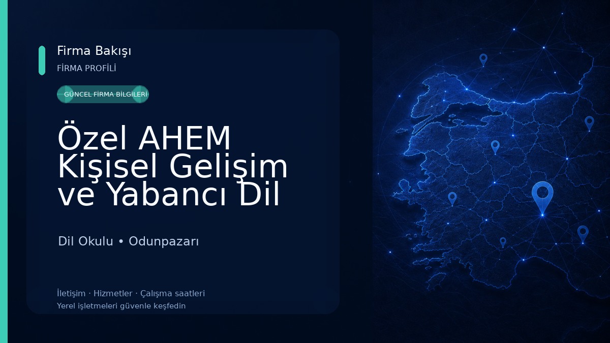 Özel AHEM Kişisel Gelişim ve Yabancı Dil Kursu Dil Okulu