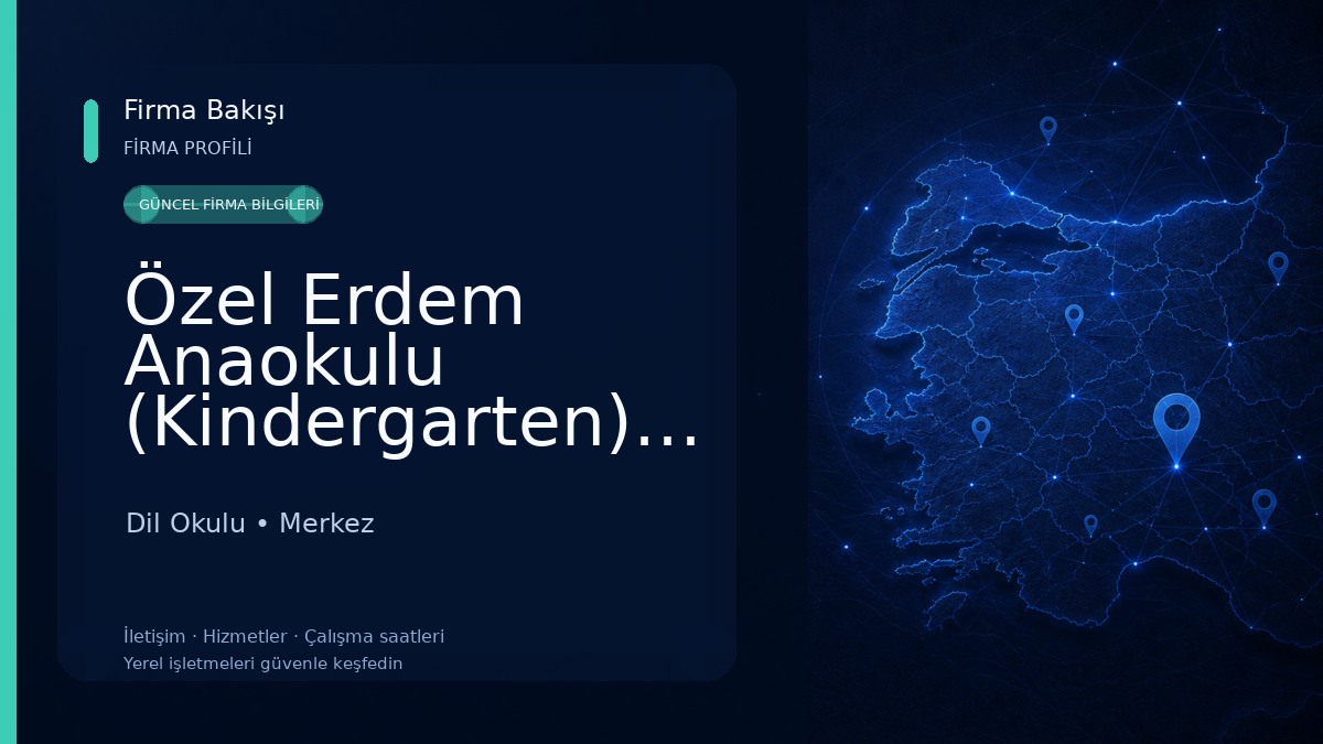 Özel Erdem Anaokulu (Kindergarten)-Değerler Eğitimi Dil Okulu
