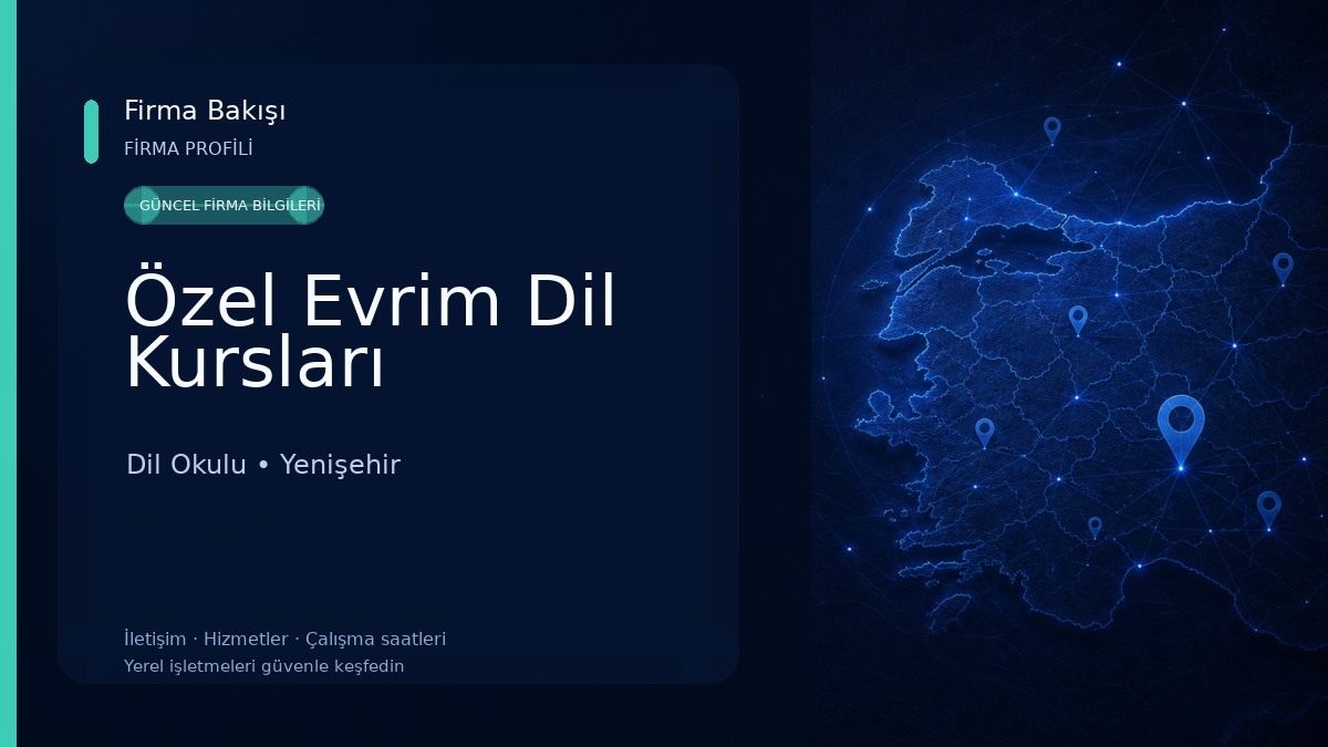 Özel Evrim Dil Kursları Dil Okulu
