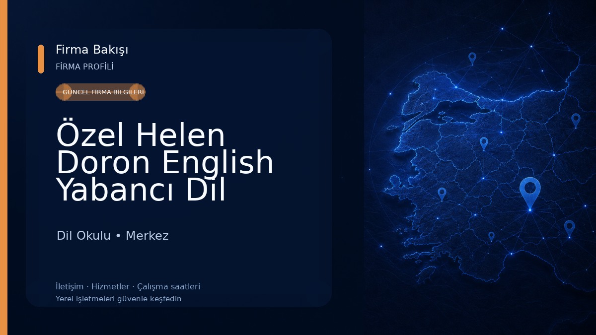 Özel Helen Doron English Yabancı Dil Kursu Dil Okulu