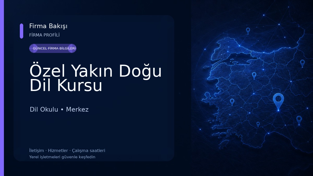 Özel Yakın Doğu Dil Kursu