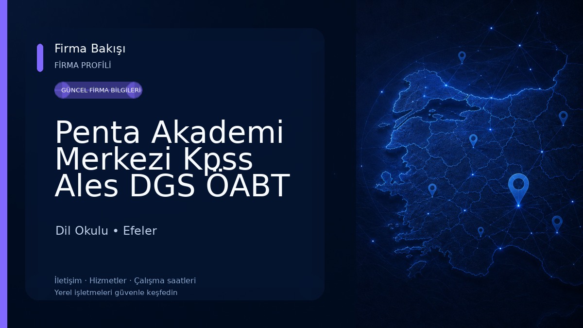 Penta Akademi Merkezi Kpss Ales DGS ÖABT Dil Okulu
