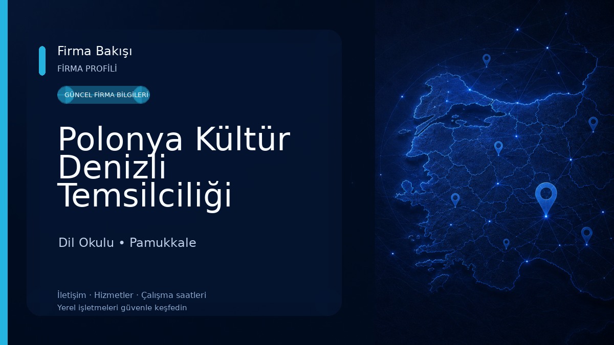 Polonya Kültür Denizli Temsilciliği Dil Okulu