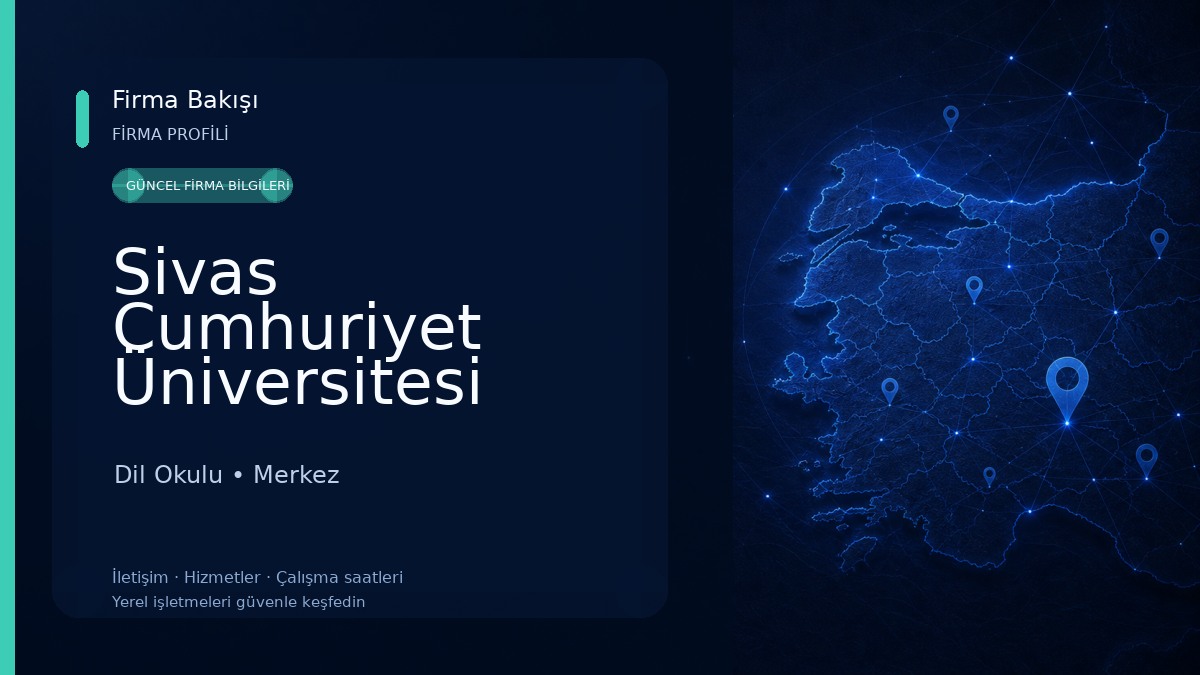 Sivas Cumhuriyet Üniversitesi Yabancı Diller Yüksekokulu