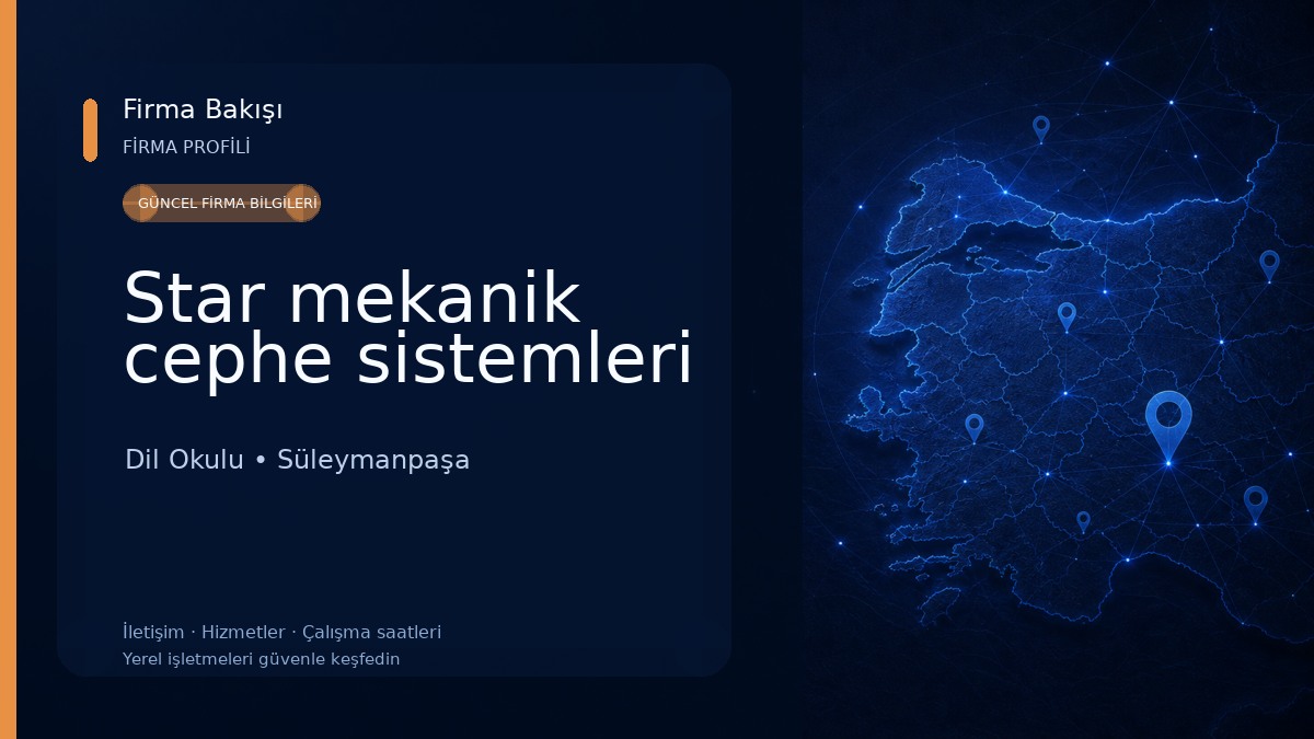Star mekanik cephe sistemleri Dil Okulu